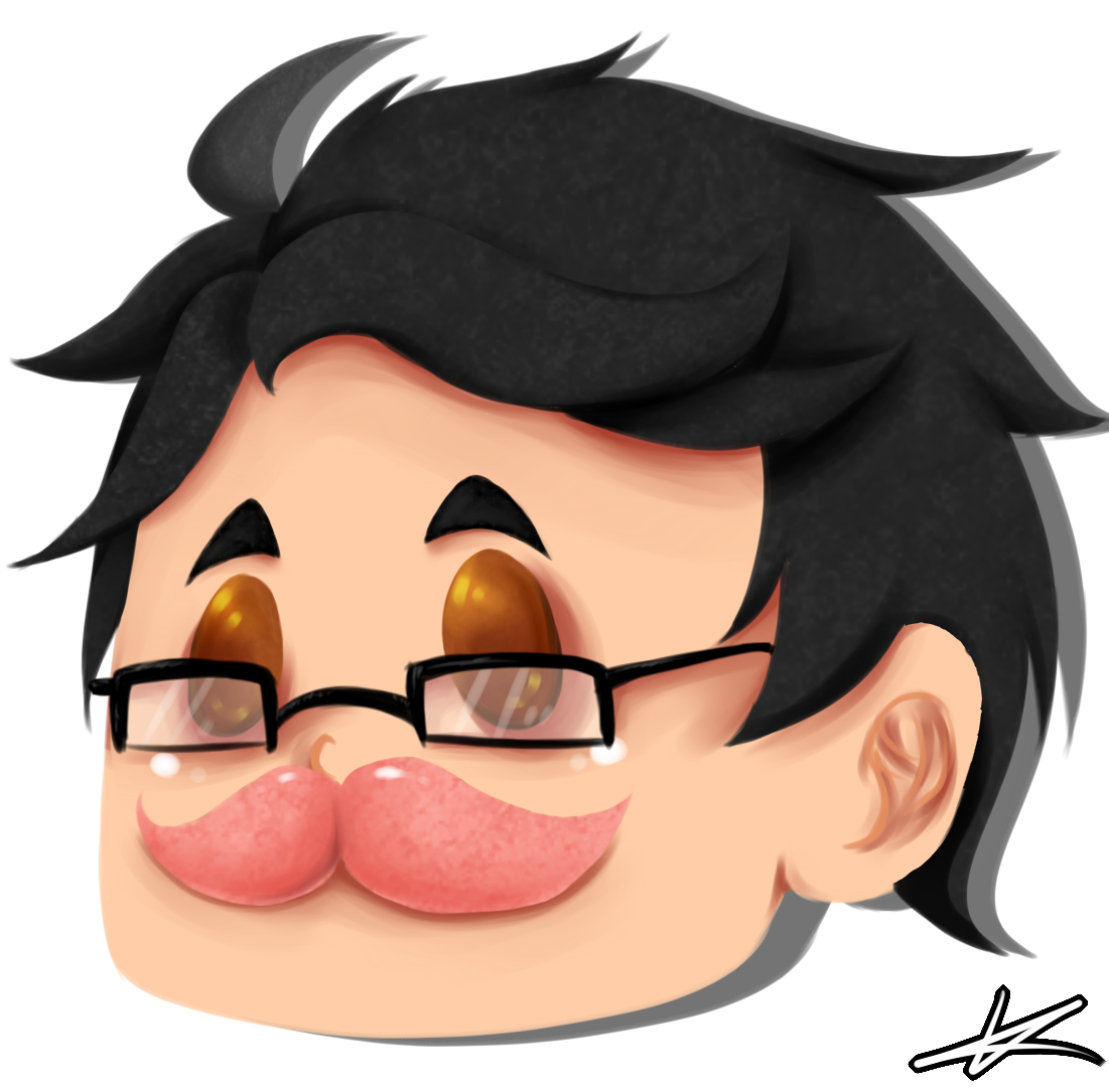 thekimmeh:  D’awww it is a Markimoo head!I wanted to do a paper effect, then I