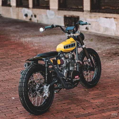 itsbrucemclaren:  ///////  Yamaha XS650 ‘Techno Tracker’ by Gunn Design  /////