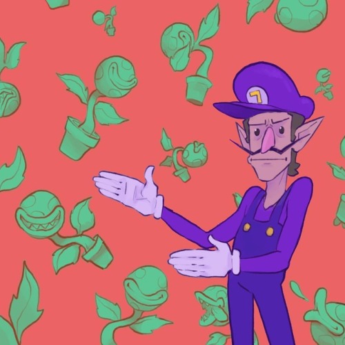 Waaa tha fack #drawing #procreate #smash #smashbrosultimate #waluigi #piranhaplant #mariohttps://w