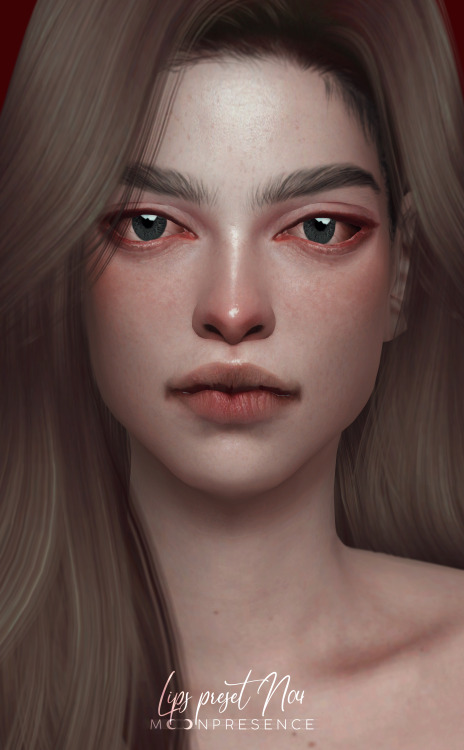 moonpres-sims:FEMALE LIPS PRESETS N01-05all ages | only female | custom thumbnailDOWNLOAD (early acc