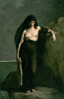 vcrfl:  Charles August Mengin: Sappho, 1877.