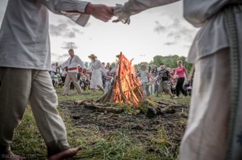 lamus-dworski:Noc Świętojańska - Slavic celebrations of the summer solstice in the Museum of Folk Cu