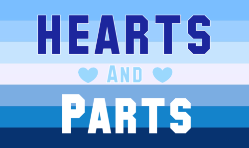 disillusionedmonster:I saw those stupid Bi and Pan flags that have “Hearts not Parts” on it and got 