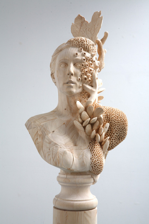 fer1972:  Hand-carved Wooden Sculptures by Morgan Herrin 