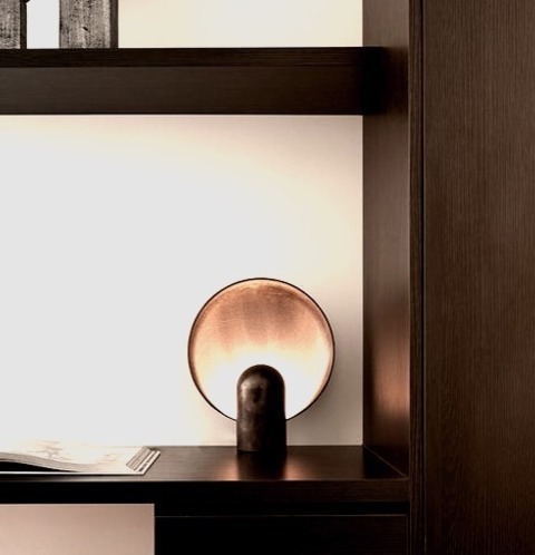 Contemporary Home Office - Built-In