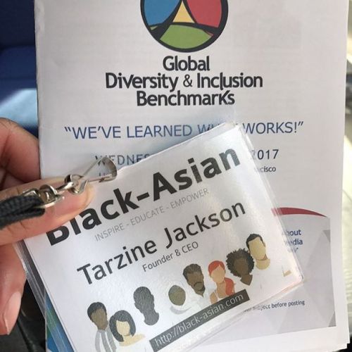 Attending the Global Diversity &amp; Inclusion event at LinkedIn #blackasianllc #tarzine #divers
