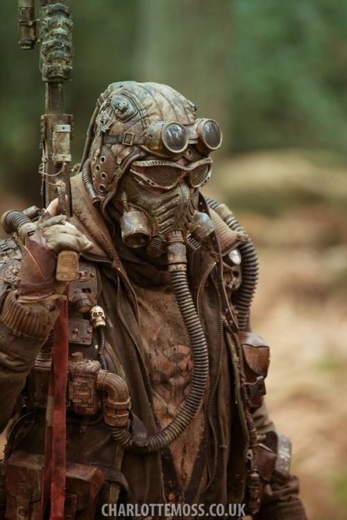 Post Apocalyptic LARP - Airsoft costume. Mark Cordory Creations. www.markcordory.com Photograph cour