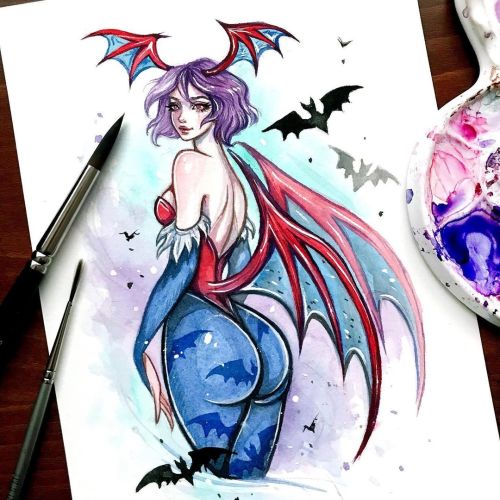 Lilith Aensland (Darkstalkers) ❤️ You can find the original work in my EtsyLess than 5 hours left 