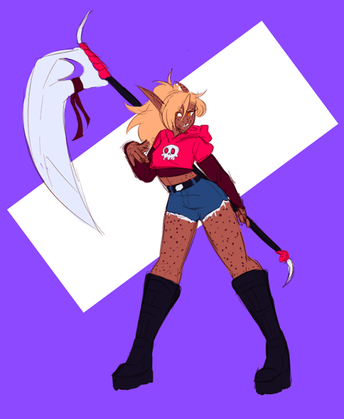 youhearstatic: droodle-bug: Lup is Rad I’m glad she’s a grim reaper with her husband and