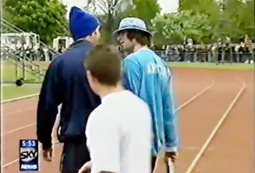 Damon Albarn And Liam Gallagher - Charity Football Match, 1996