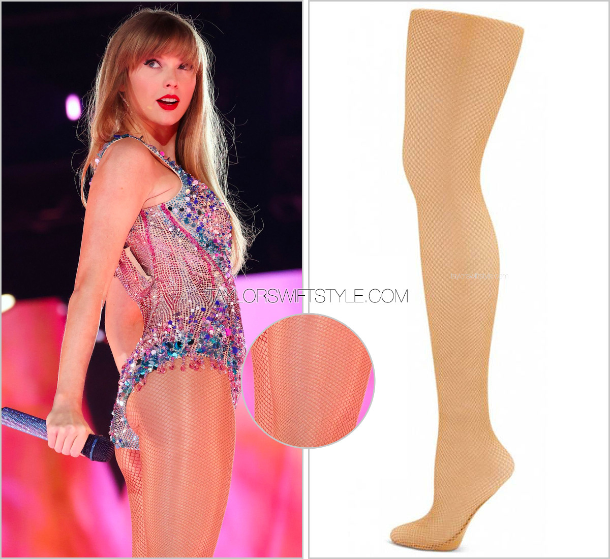 Taylor Swift Style — The Eras Tour Capezio 'Ultra Shimmery Tight' 