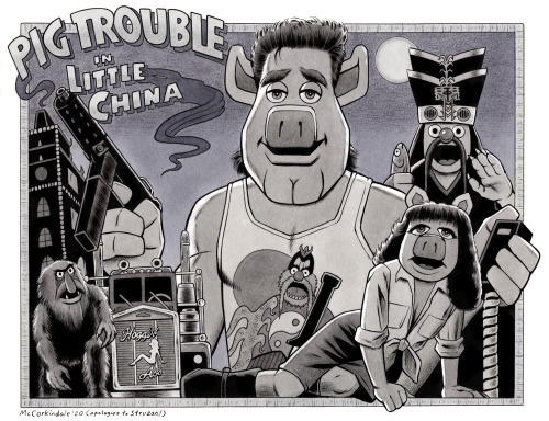 driveintheaterofthemind:Arthouse MuppetsBig Trouble In Little China with Link, Piggy, Lew Zealand, S