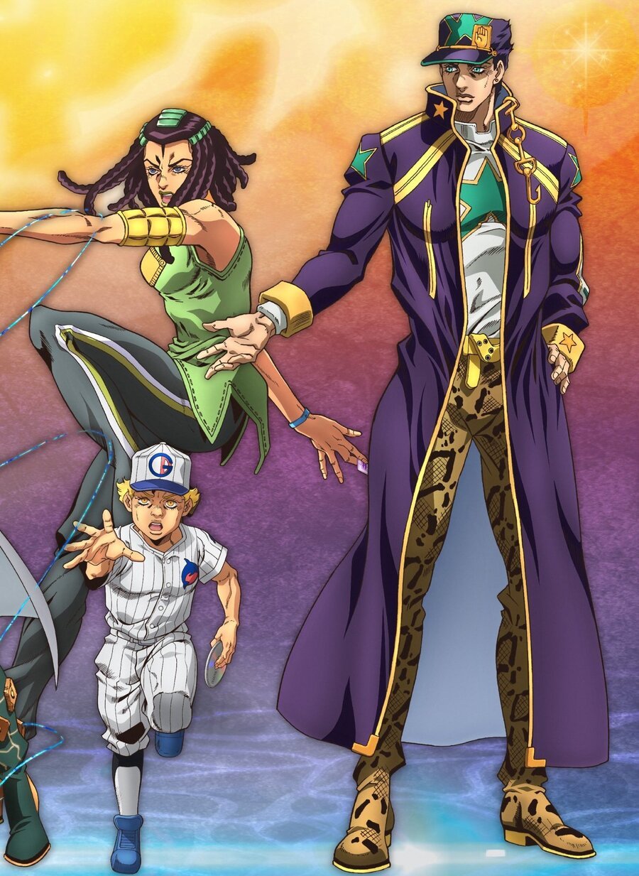 Boneco Jojo Bizarre Joseph Joestar Dio Brando Jotaru Kujo