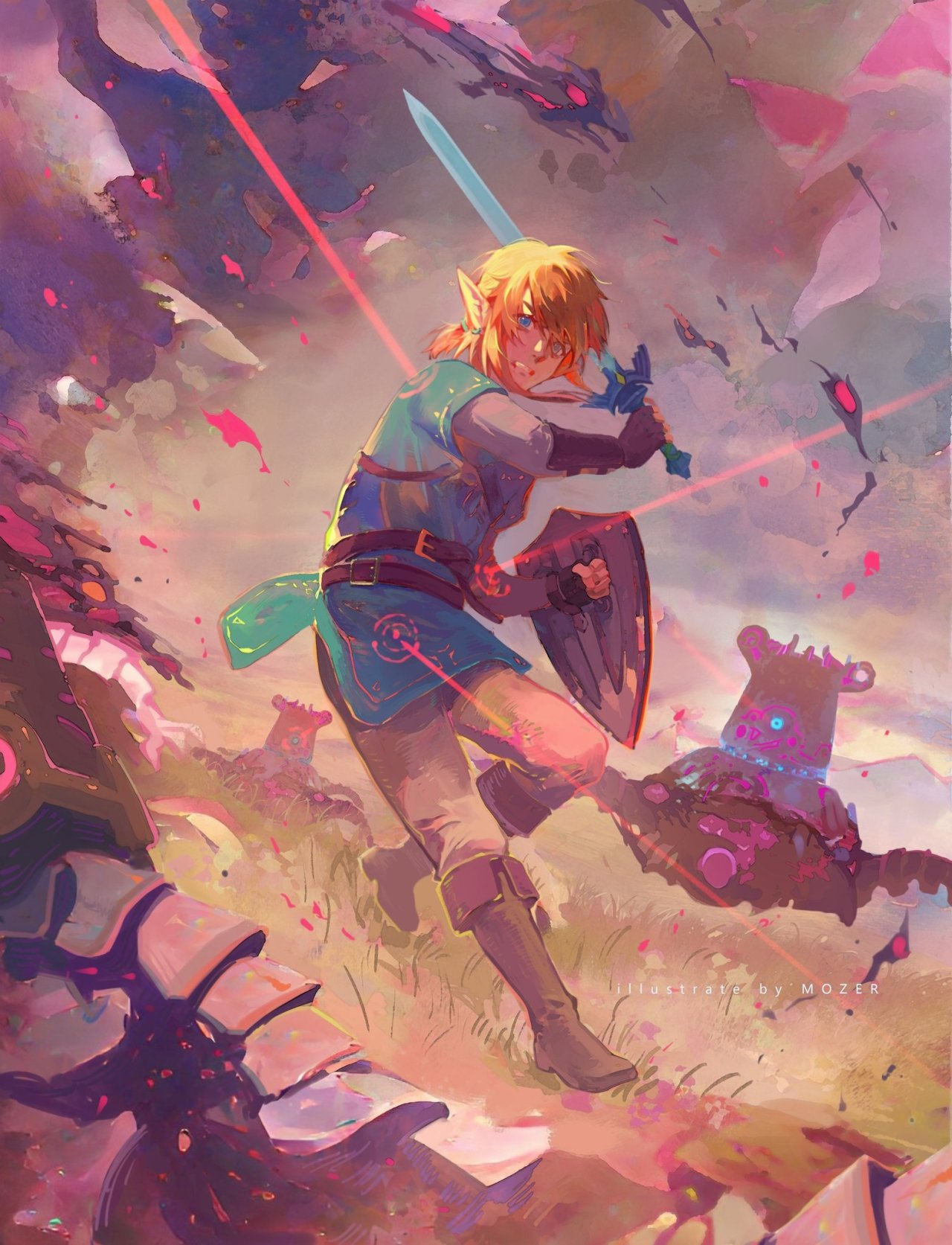 Breath of the Wild Fan Art - Created by Mozer You can follow this artist on Twitter.