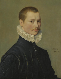 somanyhumanbeings:  Federico Zuccari, Portrait of a Young Gentleman at the age of 23 (1577)