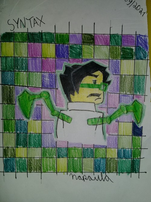 Aqui Esta Meu Personagem Favorito De Lego Monkie Kid, Syntax.
