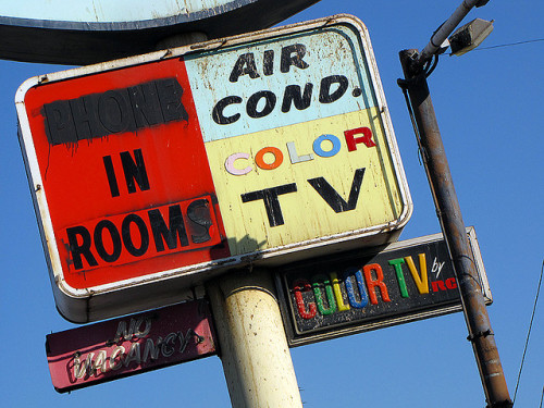 louxosenjoyables:  “As new as tomorrow” by Vintage Roadside on Flickr.