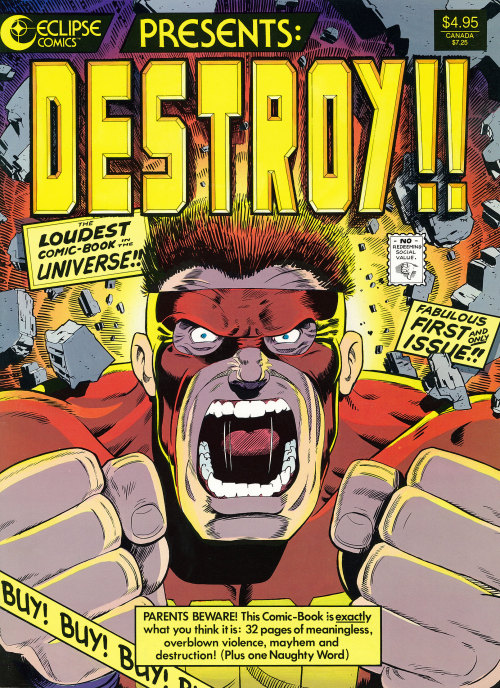 Sex comicbookcovers:  DESTROY!! #1, November pictures