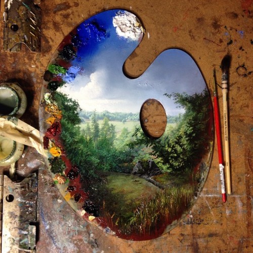 escape-to-art:Miniature hyperrealistic paintings by Dina BrodskyInstagram // Prints // Webpage