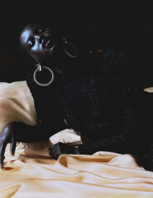 aesxe:Adut Akech by Harley Weir for M Le