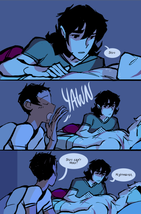 lohkaydraws:Keith doesn’t know Lance has a PhD in snuggling.