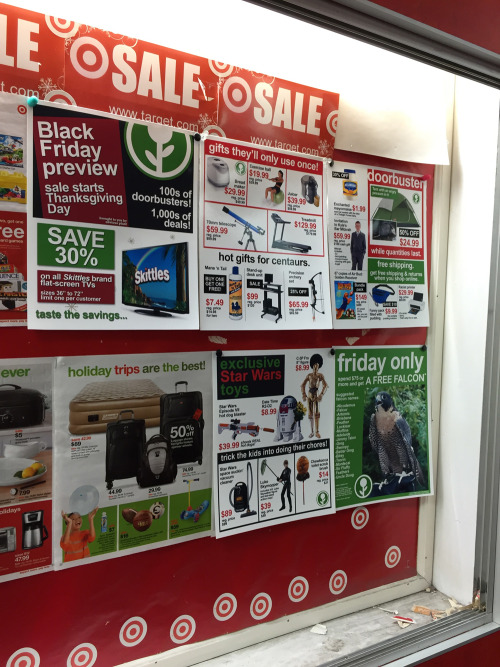 obviousplant:I added some fake Black Friday deals to this store’s weekly in-store flyer