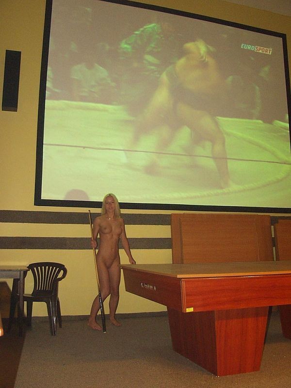 Only One Naked and Flashing