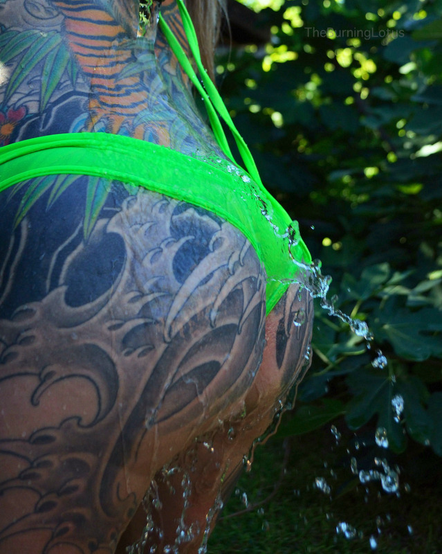 I&rsquo;m so pleased that I could capture the water droplets bouncing off my