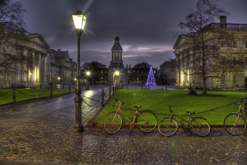 surebeatshome:Christmas @ Trinity College in Dublin