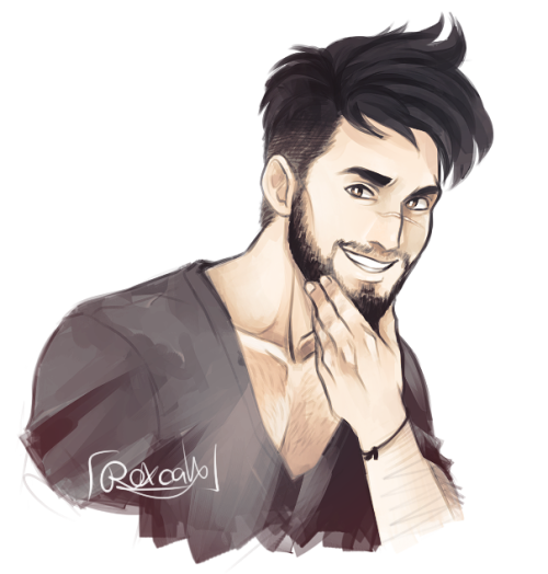 roxoah:Modern Garrett Hawke. Give him some hair wax and a gradient undercut and I’m set for life.