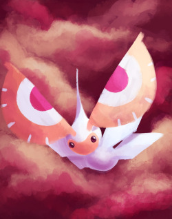 saracastically:  day 1 - bug type: masqueraini feel like masquerain gets overlooked, but i love the color combo *u* 
