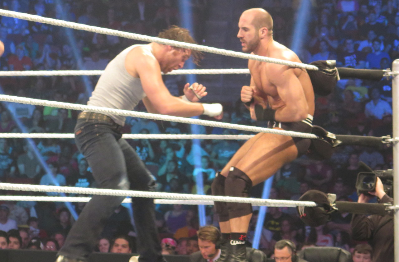  Dean Ambrose v Cesaro—12 August SmackDown taping—Part 1 