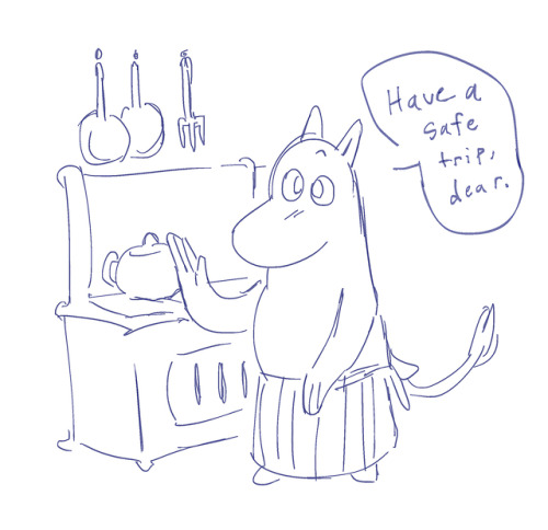 corantus:[wife drops me off at moominvalley]