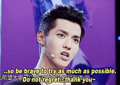 lil-duckling:Wu Yifan’s birthday wish and some encouraging words to his fans “meigeni”~