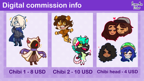 bunny-bun-draws: ✨ 2022′s Commission chart ✨Prices updated, and fixed some styles! Also adapti