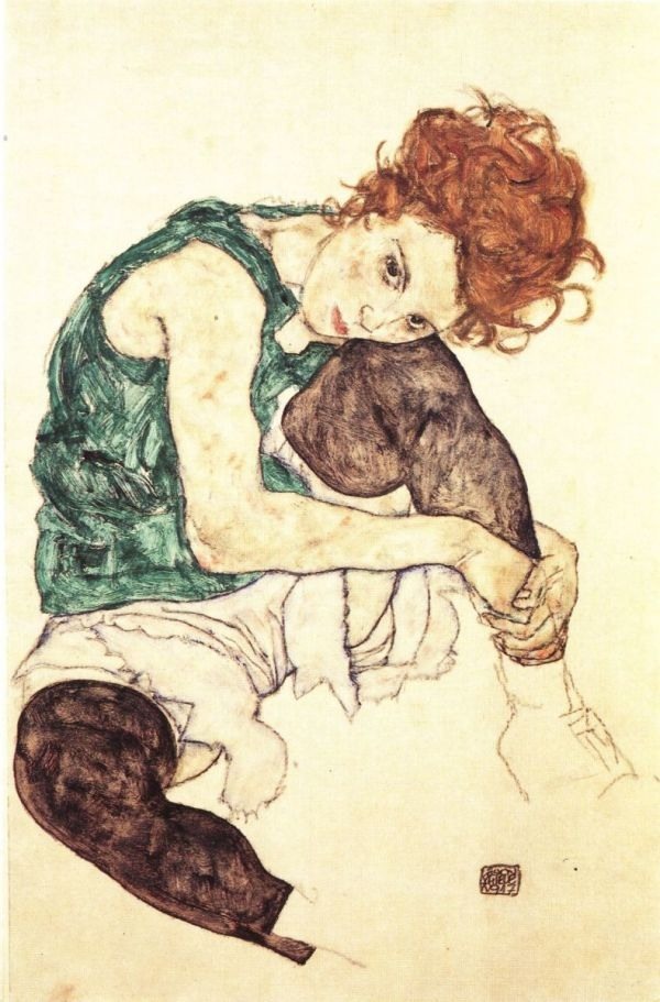 shortblak:  Some of the best known incredible intense work of Austrian painter Egon