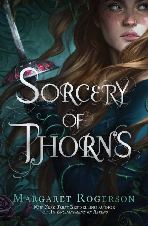 Fresh cover for Margaret Rogerson’s next stand alone, Sorcery of Thorns! &lt;3 