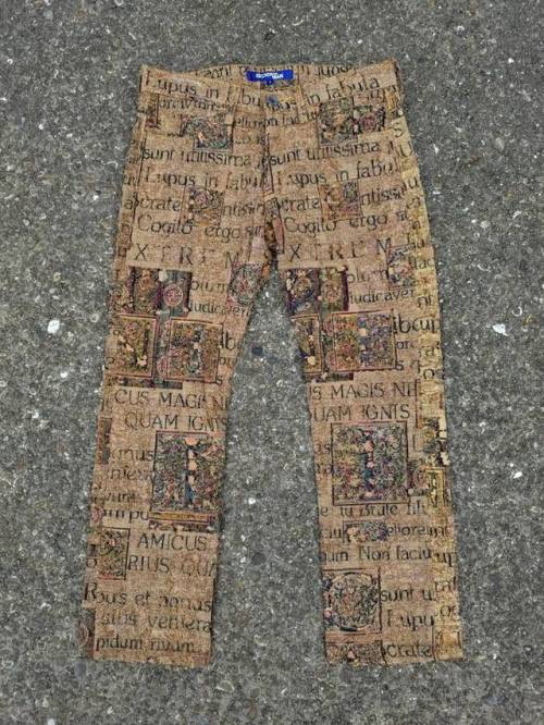 generally-nauseated: ofstarsandsmoke: caminosinrumbo: Junya Watanabe MAN CDG - Latin / Bible Scriptu