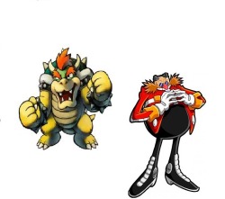 alleycatproductions:  Bowser and Dr.Eggman