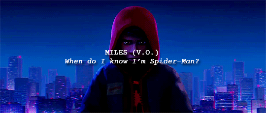 dragonsofarcadia: Spider-Man: Into the Spider-Verse | Script to Screen This scene is so powerful and