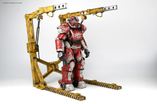 goodsmilecompanyunofficial: T-51 Power Armor - Nuka Cola Armor Pack from Fallout 4, by threezer