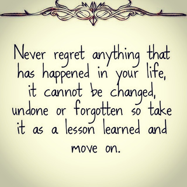 Regret nothing. Learn from everything.
#SenseiMode #LifeCoachMode #NoRegrets #LessonsLearned #TheLoveMovement #Peace #Love #Light #Understanding