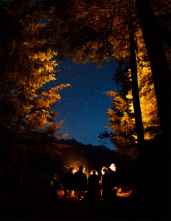 patagonia:  Sitting around the fire on the Bowron Lake circuit in British Columbia. Submitted by @wingerstudios  