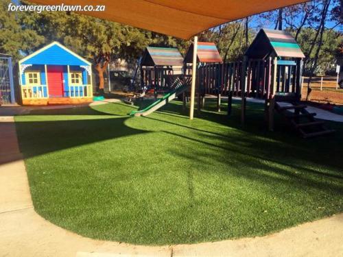 Client project – Centurion Christian School playground with artificial grass in Pretoria, Tshwane, S