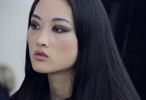 Porn silverscents:  Backstage at Chanel F/W 2015 photos