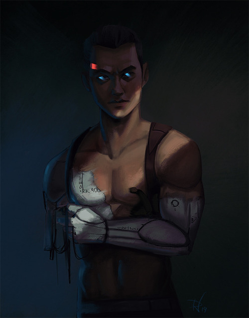 Connor RK 900 . I planned on finishing this, but i never will. So here it is.Bonus BW sketch.