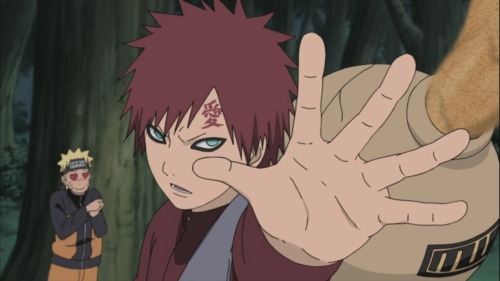 The one tails gaara and naruto shippuden