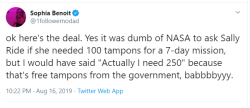 talvin-muircastle: signoraviolettavalery:  haunted-meat:  dennator25:  So this seems dumb…and it is…but it’s dumb with a purpose. I can almost guarantee you the exact line of reasoning that gets NASA engineers to 100. Ok, first of all assume the