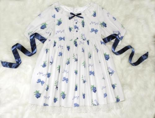 Sara Bell Blueberry and Bellbirds one piece dress and jumperskirt preorderMy Australia-based Taobao 