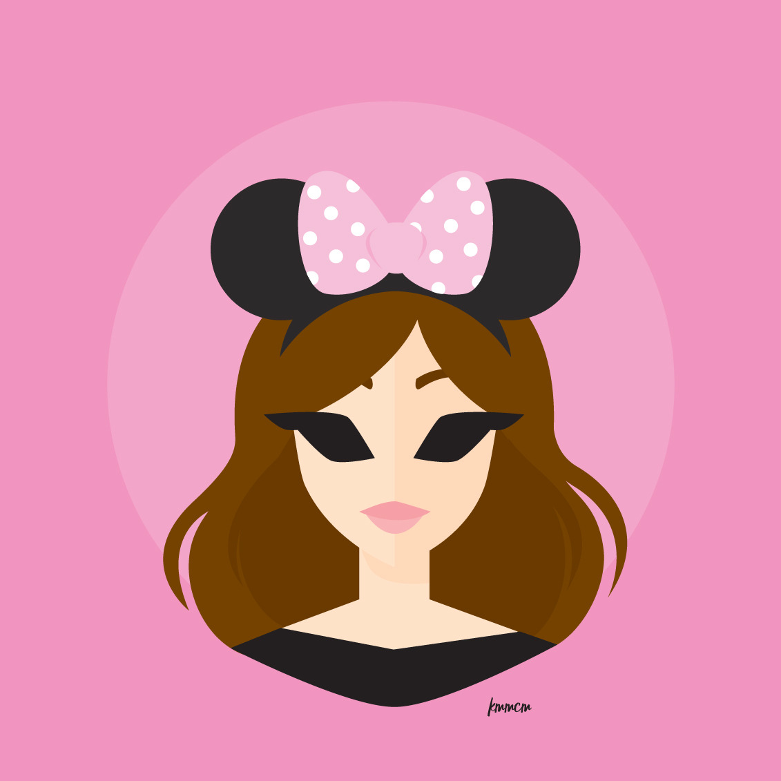 kmmcmdraws: Custom Mickey Ear Portraits  Mickey ear commissions now available from